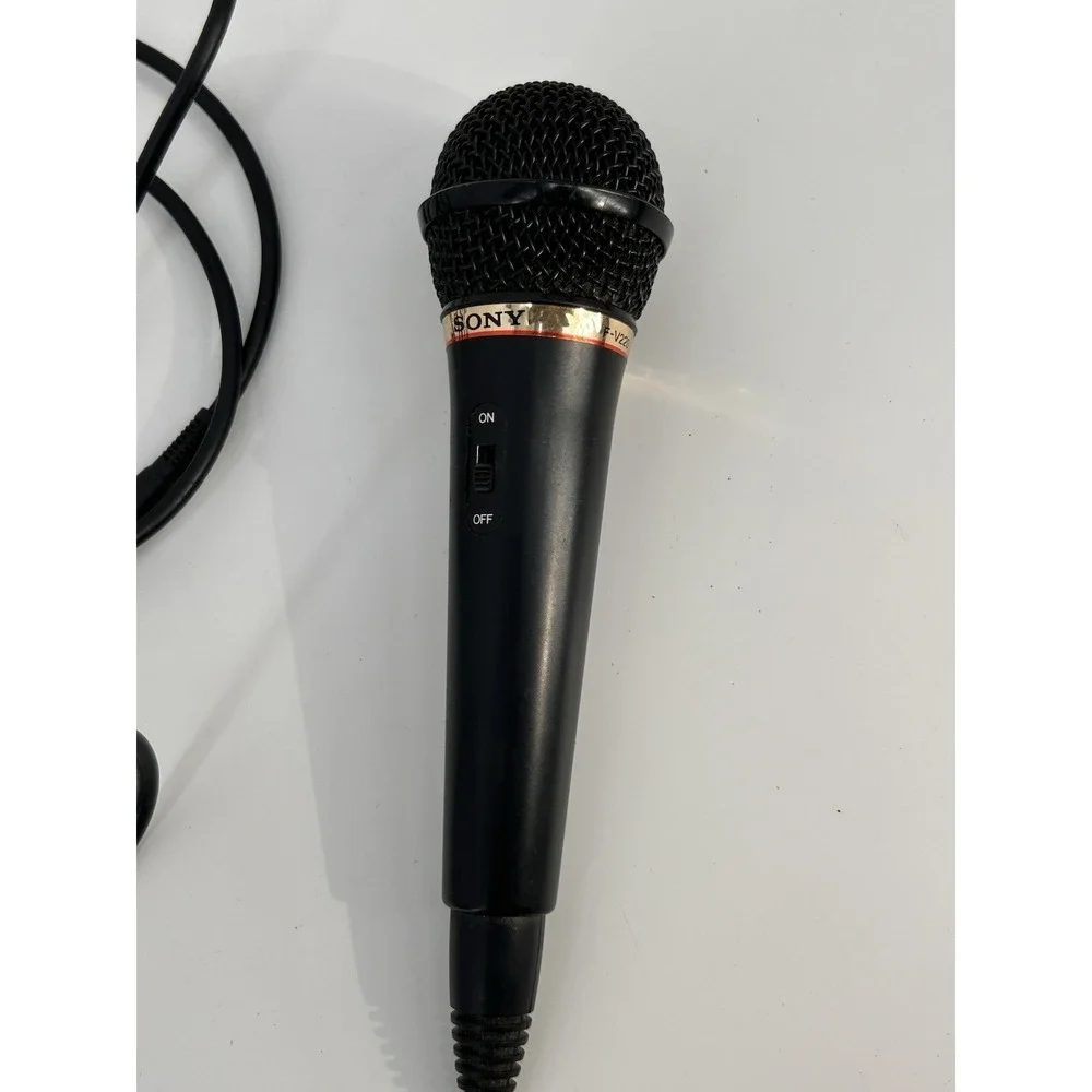 Sony F-V220 Dynamic Karaoke Microphone with Attached Cable